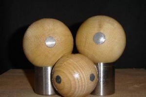 3 houten kloten